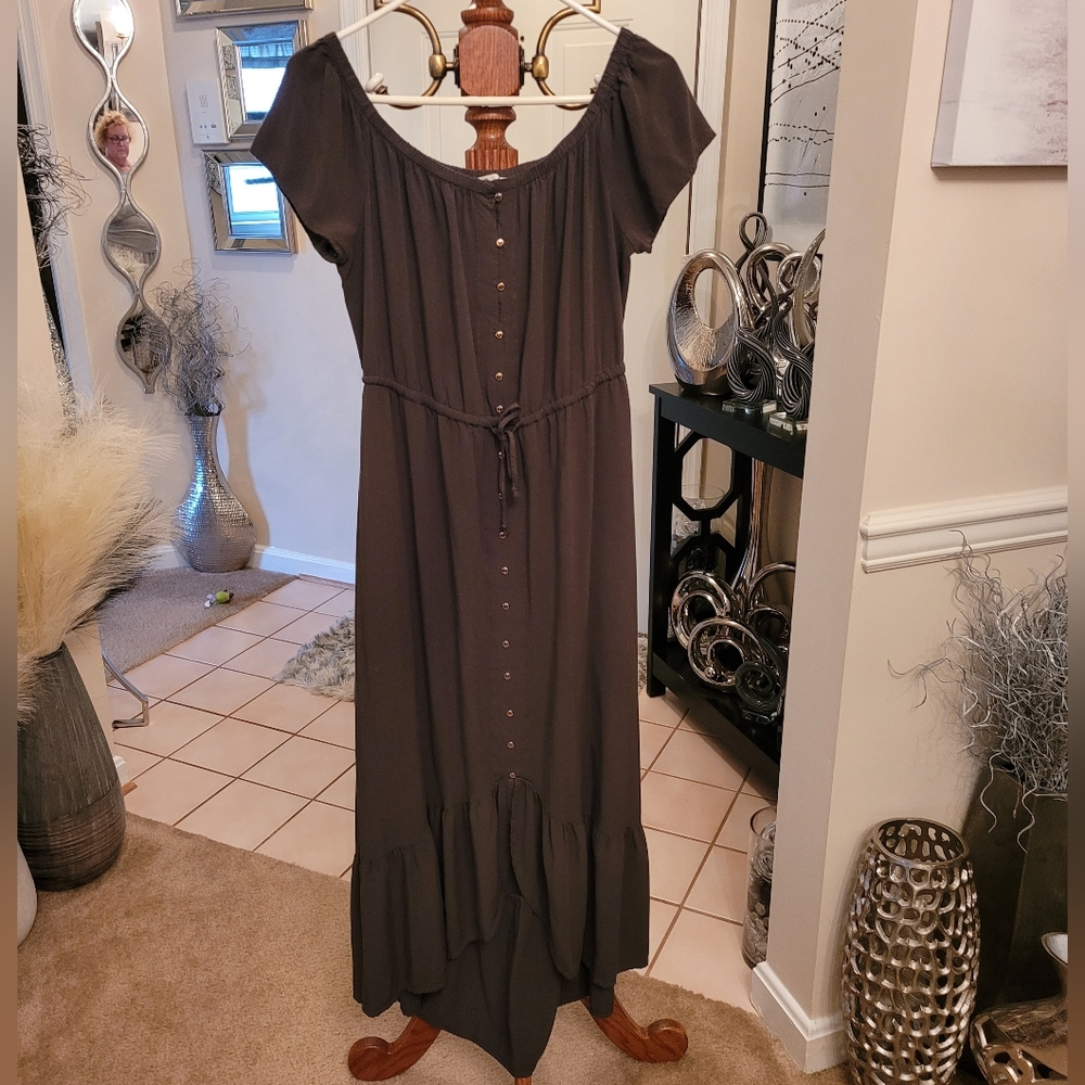 Indigo Rose Dress in Size Petite Large